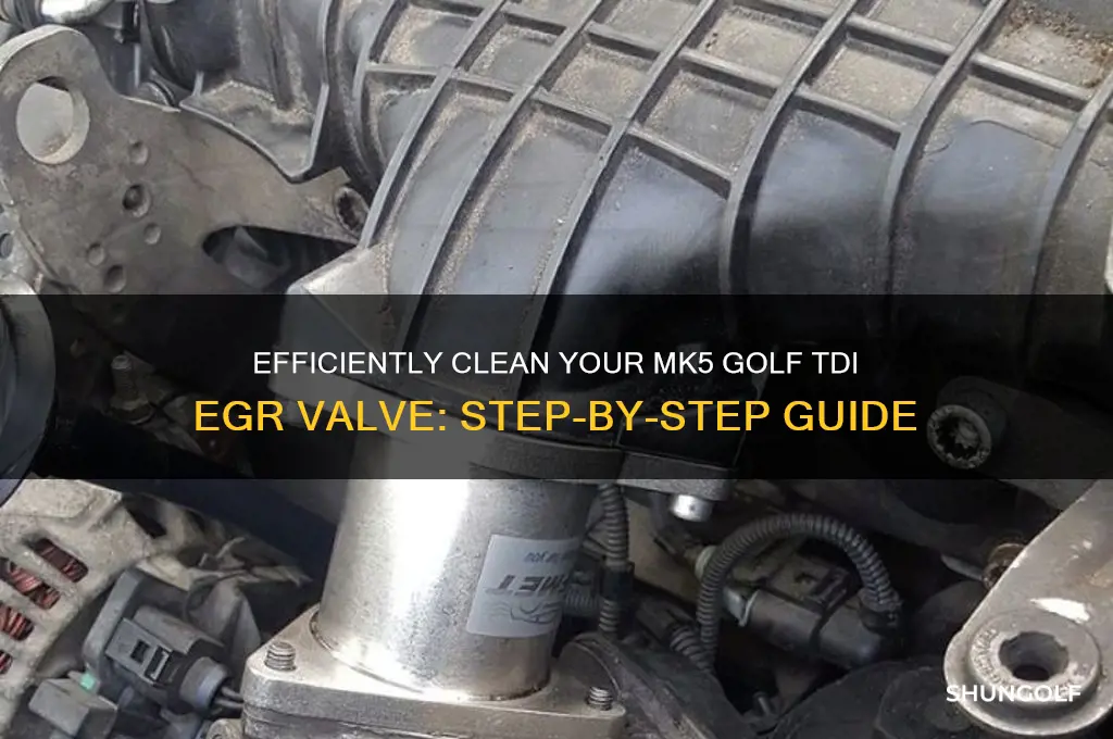 how to clean egr valve mk5 golf tdi