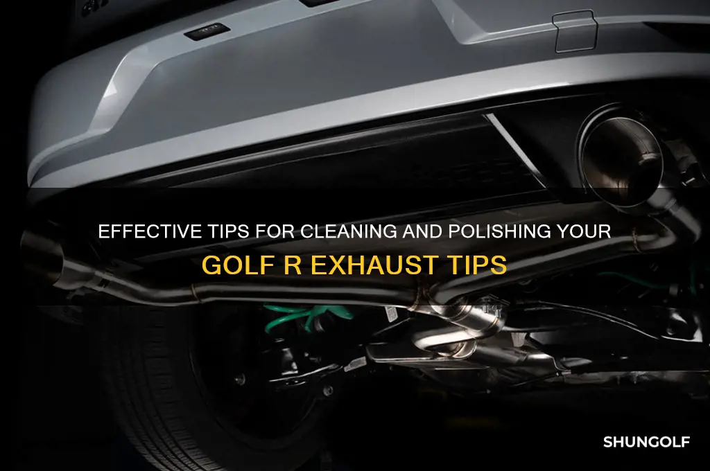 how to clean exhaust tips golf r