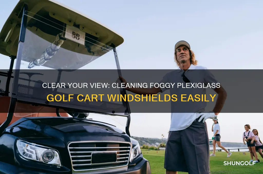 how to clean foggy plexiglass golf cart windshield