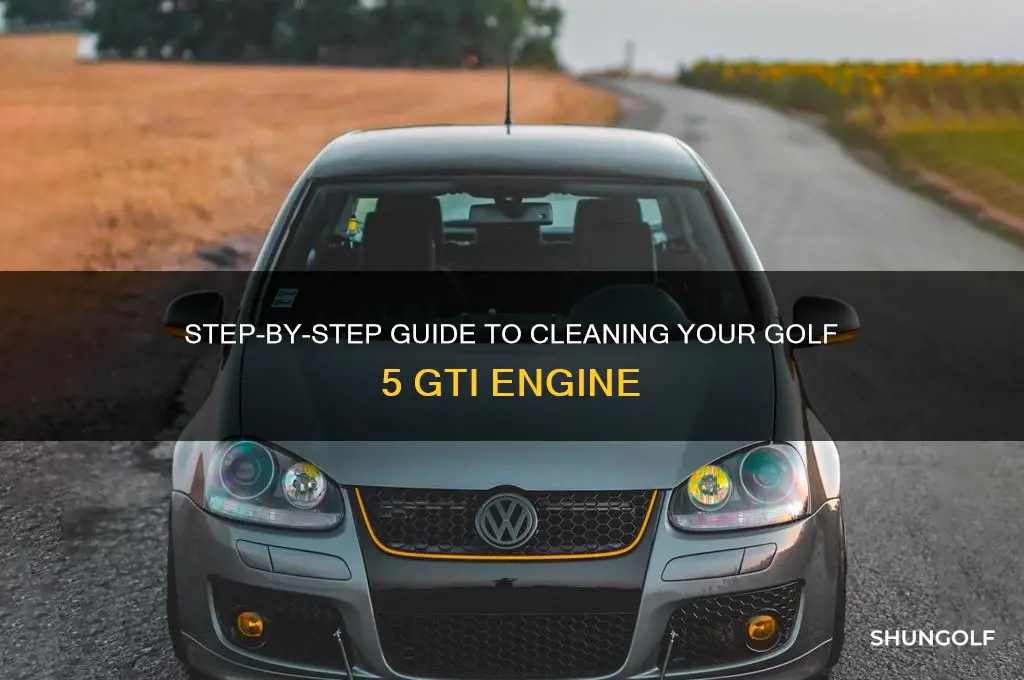 how to clean golf 5 gti engine