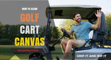Effective Tips for Cleaning and Maintaining Your Golf Cart Canvas