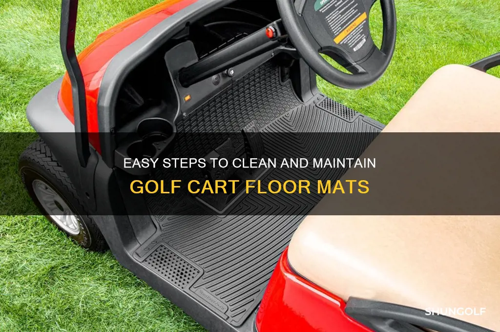 how to clean golf cart floor mats