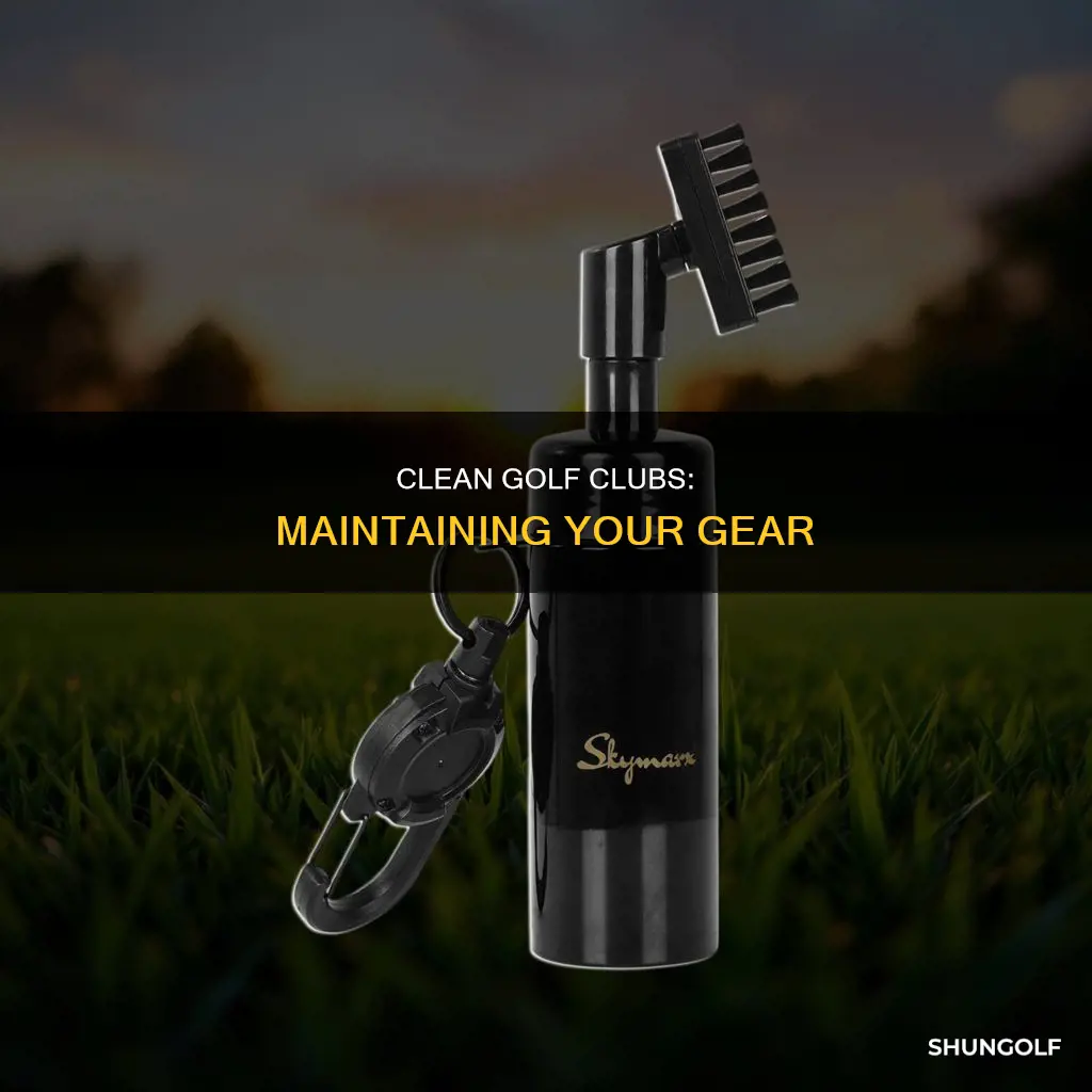 how to clean golf clibs