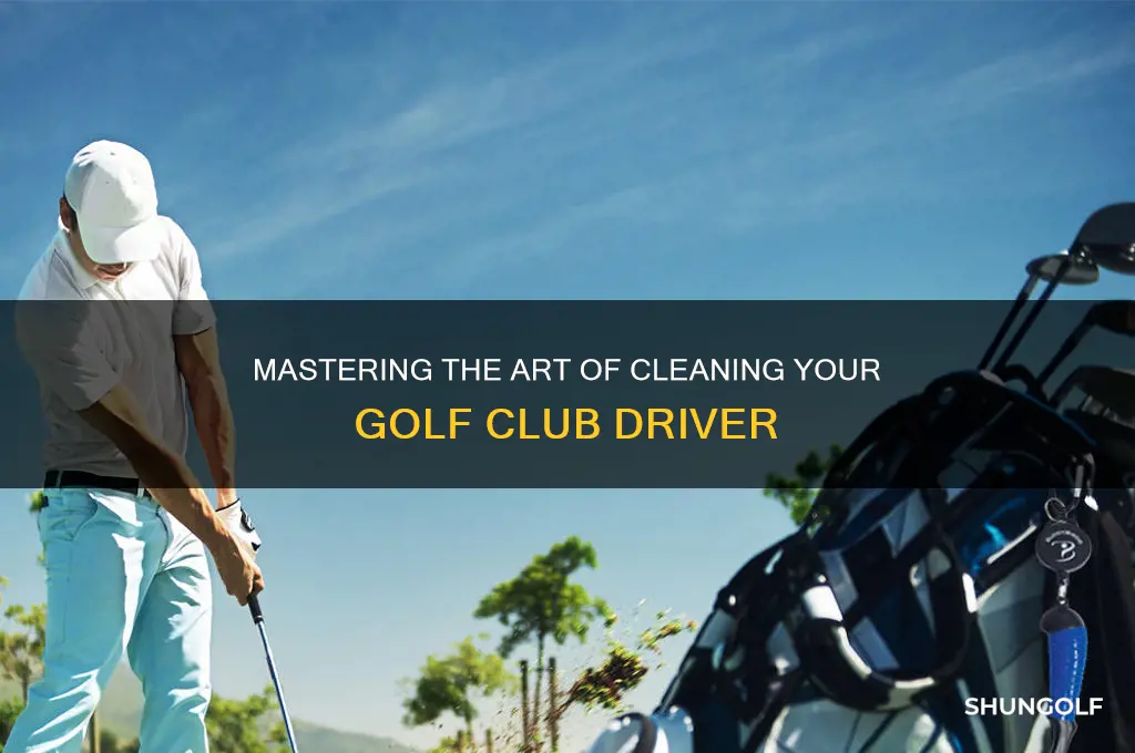 how to clean golf club driver