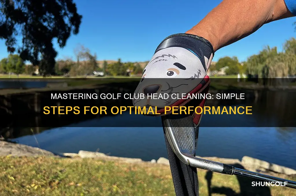 how to clean golf club head