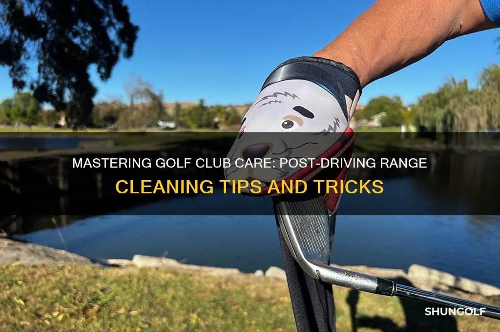 how to clean golf clubs after driving range
