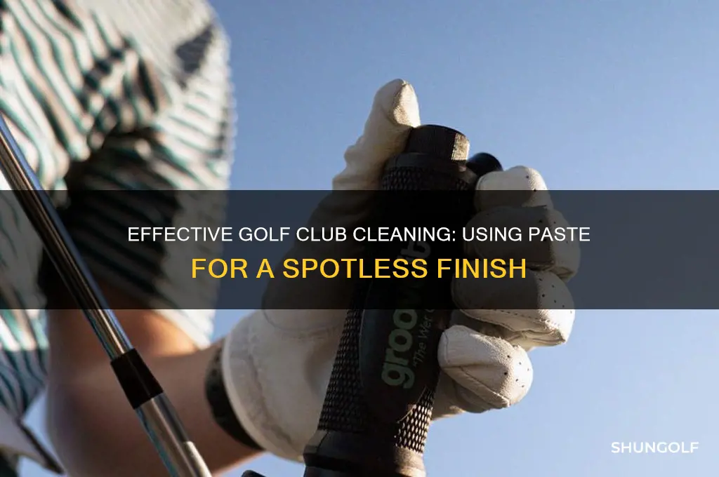 how to clean golf clubs with cleaning paste