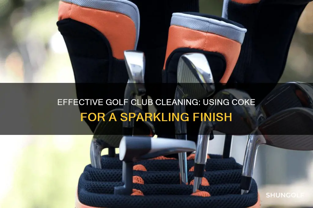 how to clean golf clubs with coke