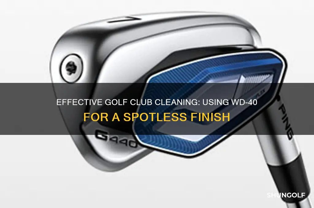 how to clean golf clubs with wd40