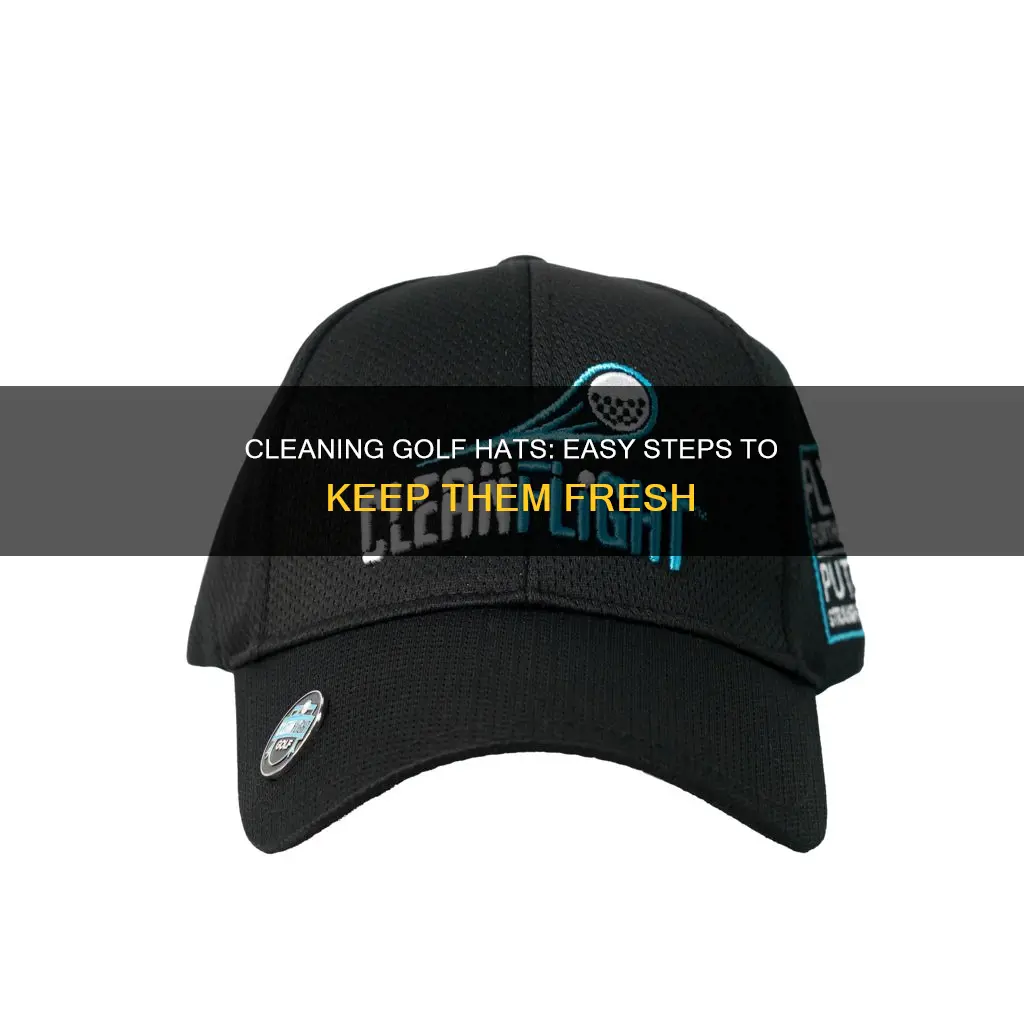 how to clean golf hats