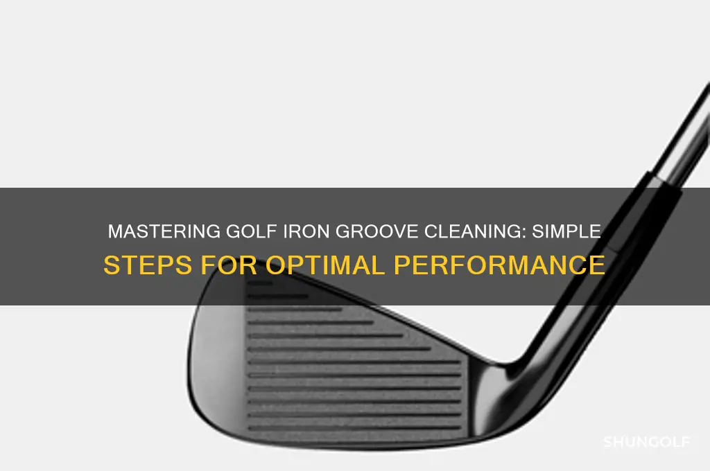 how to clean golf iron grooves