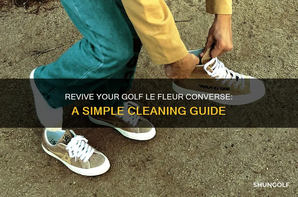 how to clean golf le fleur converse