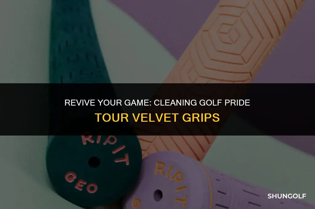 how to clean golf pride tour velvet grips