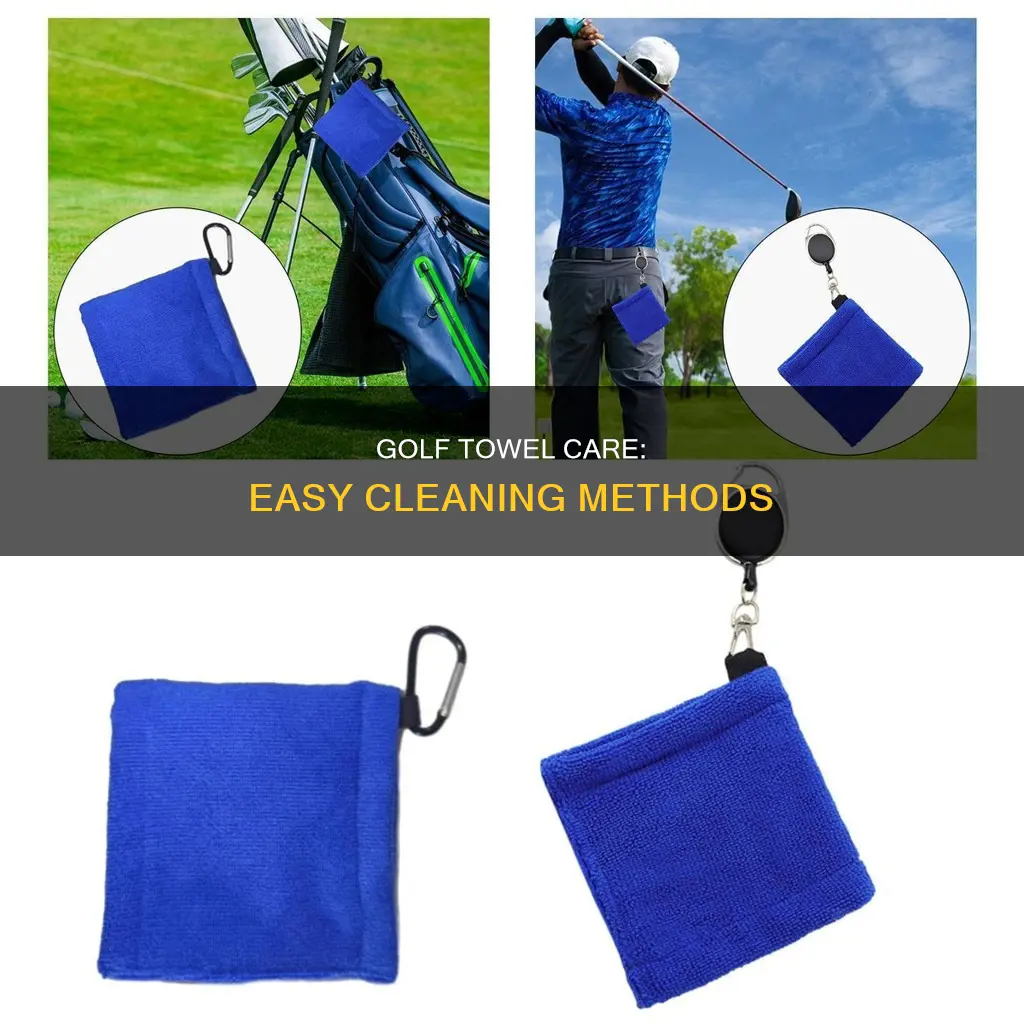 how to clean golf towel