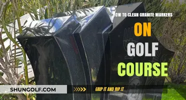 Effective Techniques for Cleaning Granite Golf Course Markers