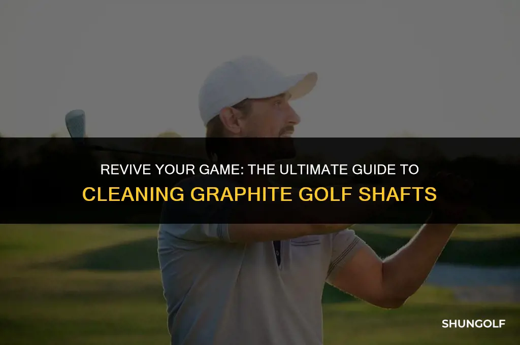 how to clean graphite golf shafts