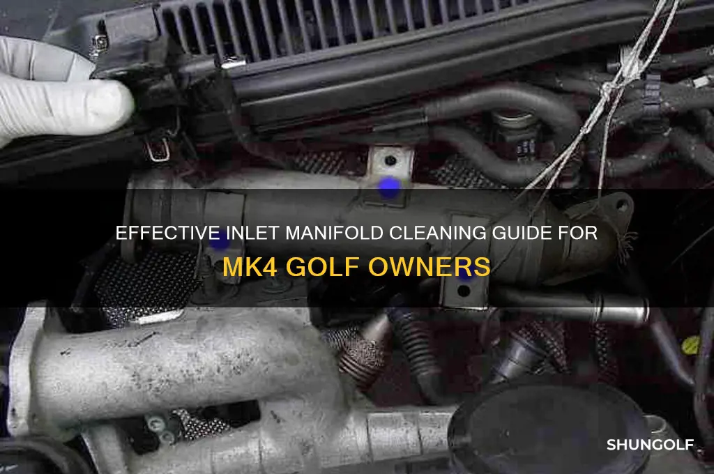 how to clean inlet manifold mk4 golf