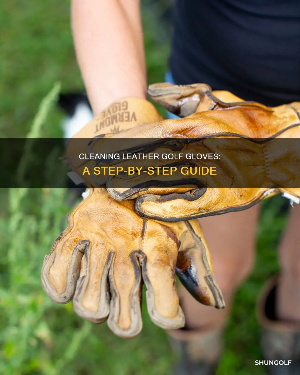 how to clean leather golf gloves