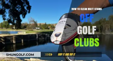 Effective Tips to Remove Matt Stains from Your Golf Clubs