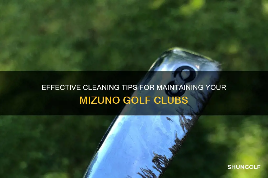 how to clean mizuno golf clubs