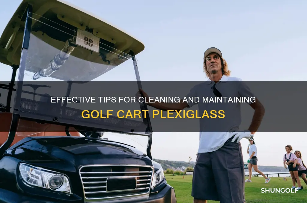how to clean plexiglass on golf cart