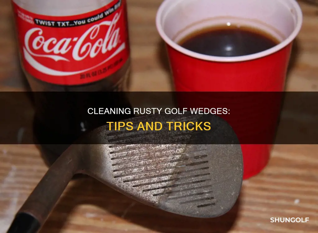 how to clean rusty golf wedges
