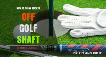 Effortless Sticker Removal: A Guide for Golf Shafts