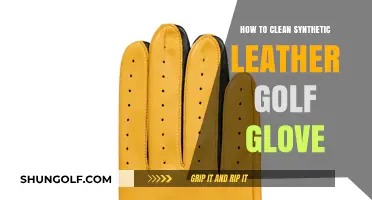 Effective Cleaning Tips for Your Synthetic Leather Golf Glove
