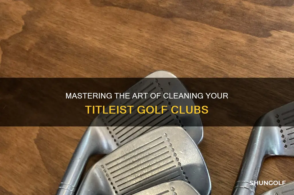 how to clean titleist golf clubs