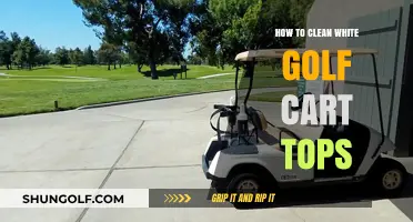 Effective Tips for Cleaning and Maintaining White Golf Cart Tops