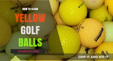 Revive Your Game: The Ultimate Guide to Cleaning Yellow Golf Balls