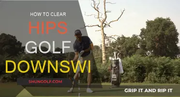 Clear Your Hips: Golf Downswing Secrets