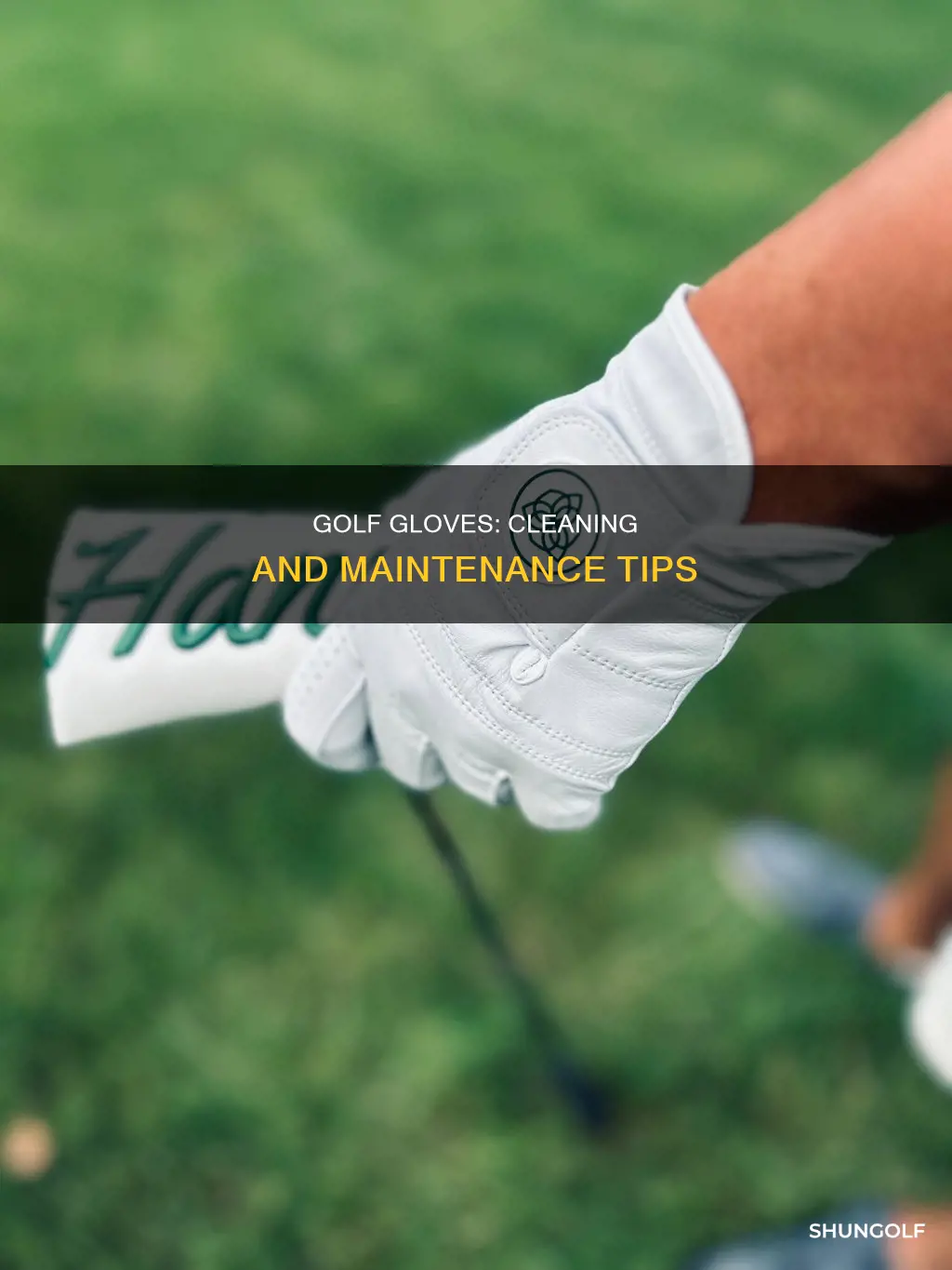 how to cleasn golf gloves