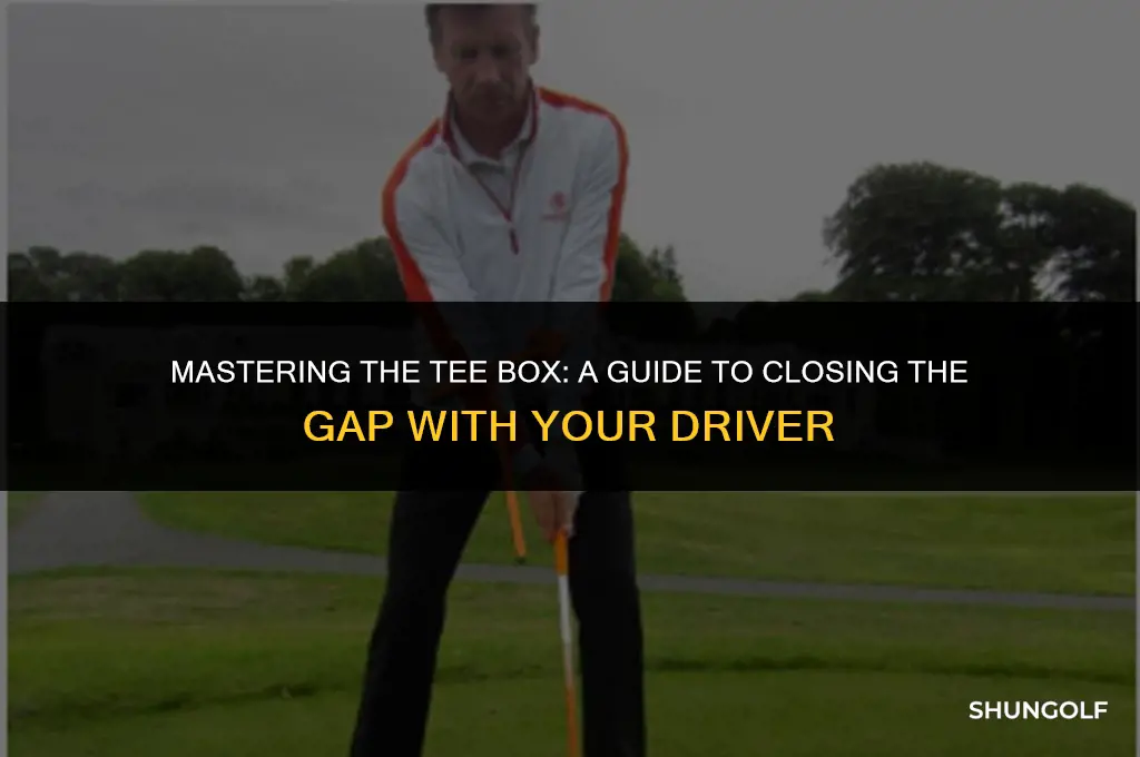 how to close address a golf ball with a driver