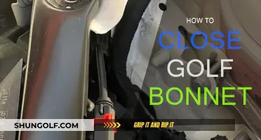 Closing Your Golf Bonnet: A Step-by-Step Guide