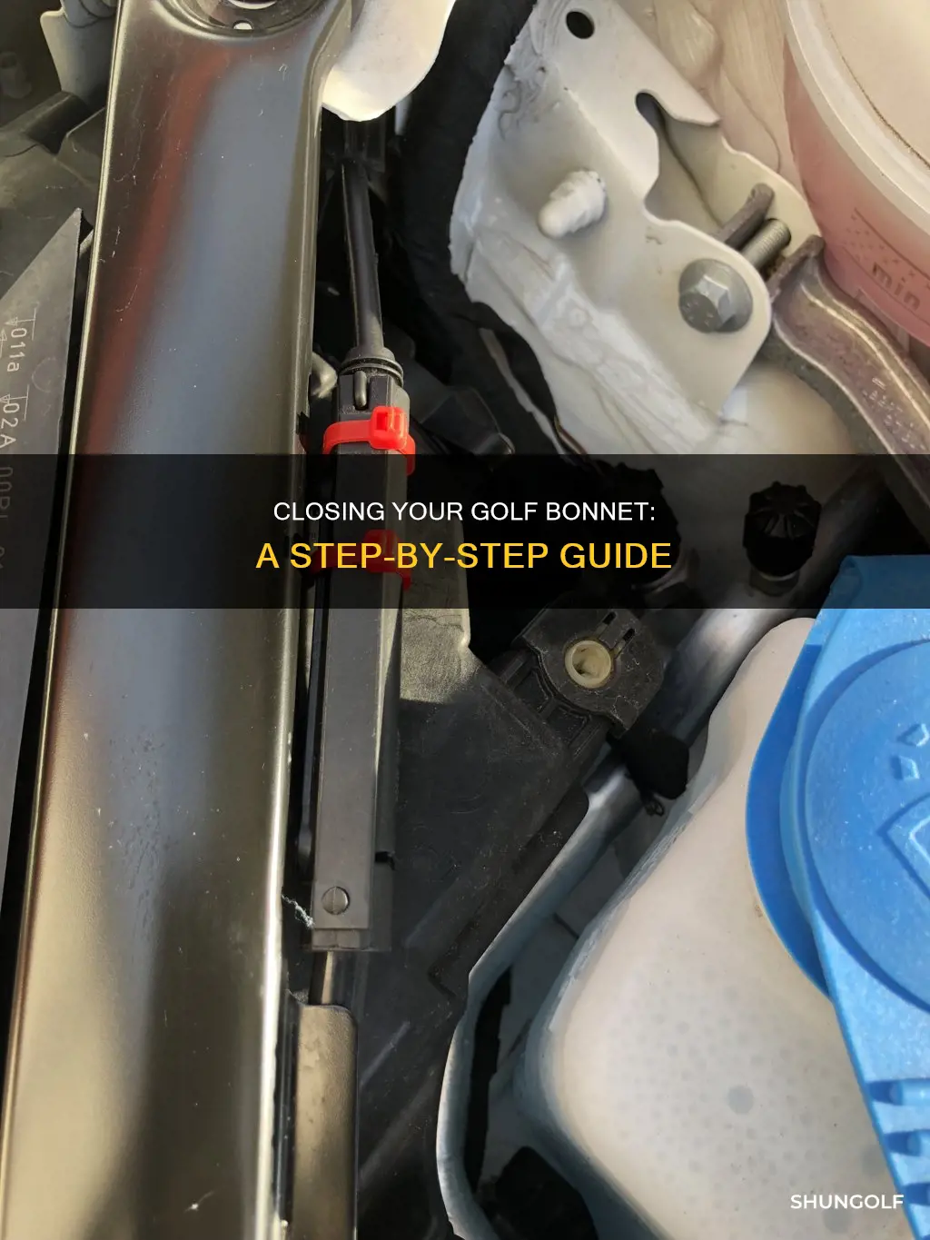 how to close golf bonnet