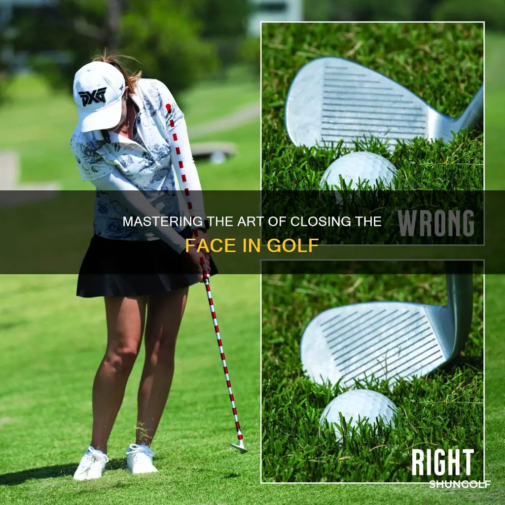how to close the face golf