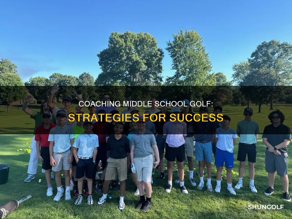 how to coach middle school golf
