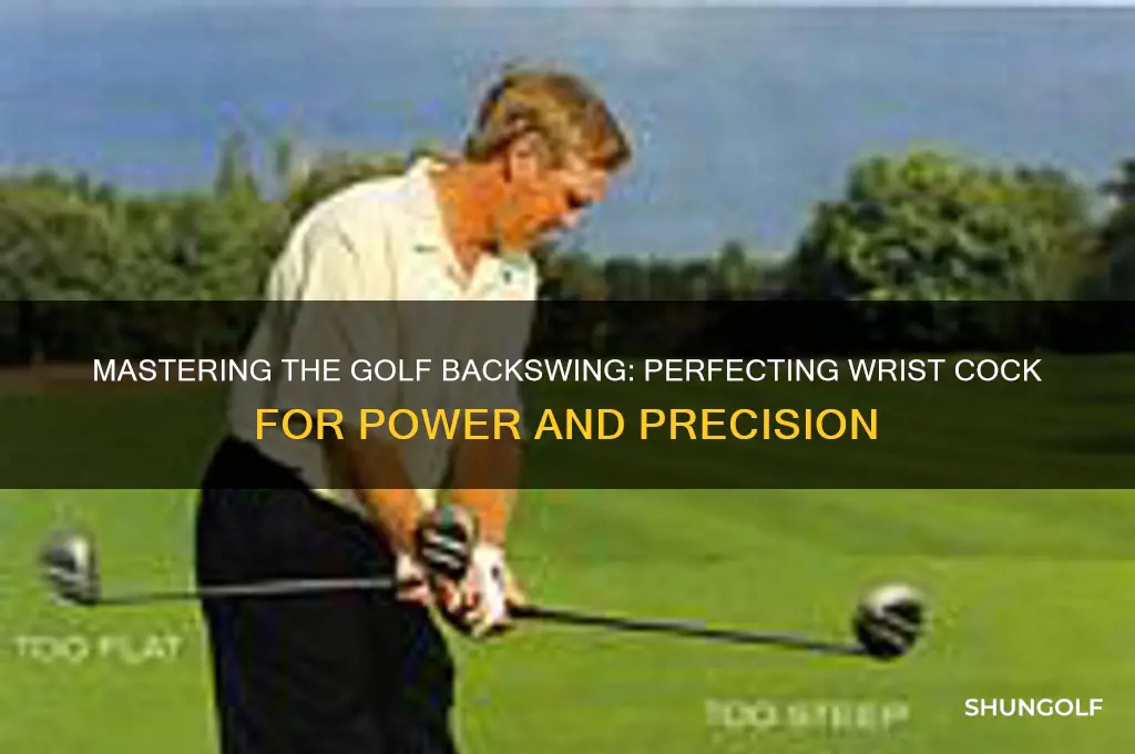 how to cock wrists in golf backswing