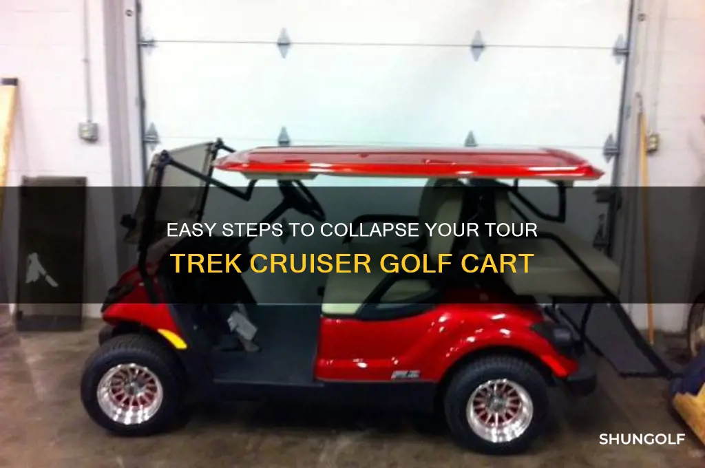 how to collapse tour trek cruiser golf cart