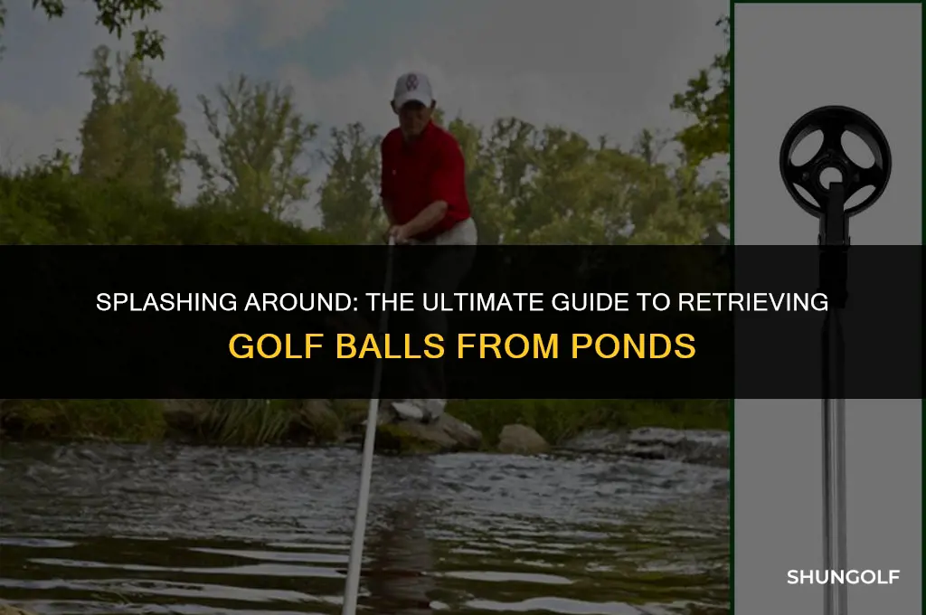 how to collect golf balls from ponds
