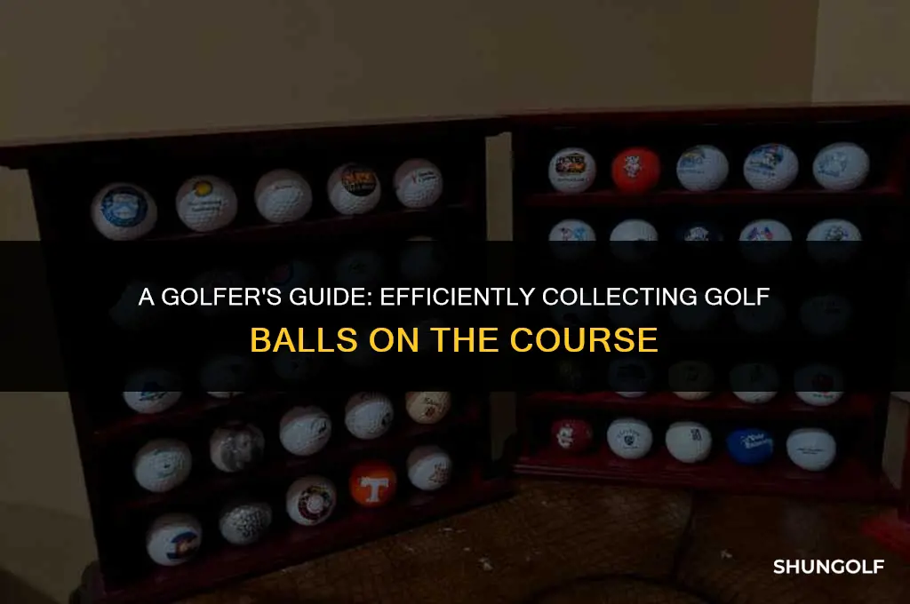 how to collect golf balls