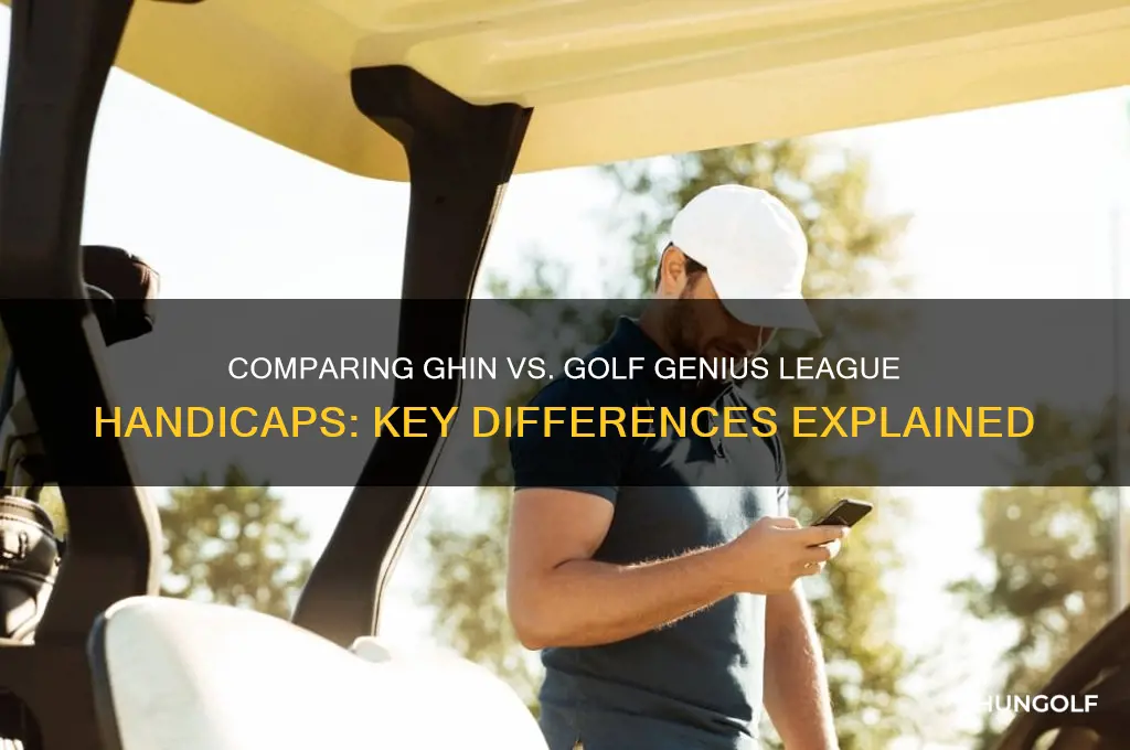 how to comapre ghin handicaps to golf genius league handicaps