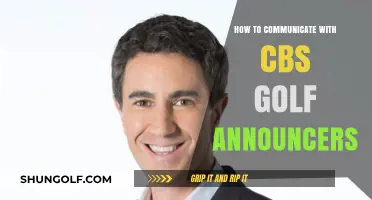 Mastering the Art of Communicating with CBS Golf Announcers