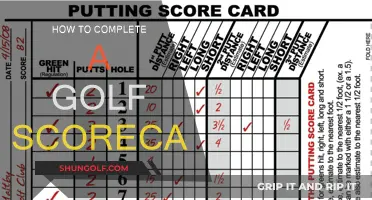 Golf Scorecard: A Step-by-Step Guide to Filling It Out