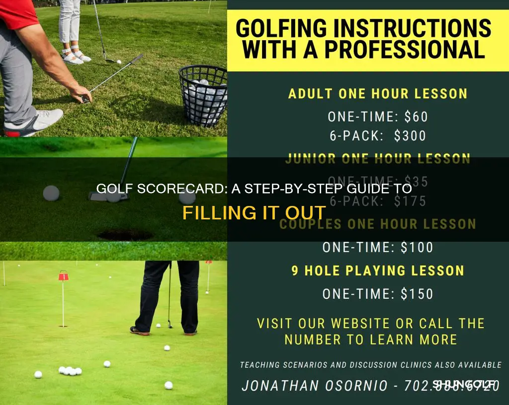 how to complete a golf scorecard