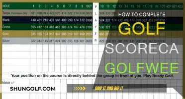 Golf Scorecards: How to Fill Them Out Properly