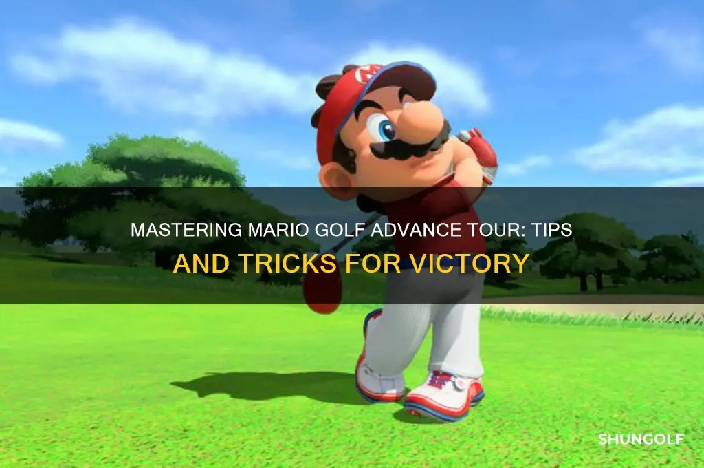 how to complete mario golf advace tour