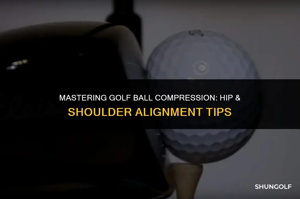 how to compress a golf ball hip & shoulder alignment
