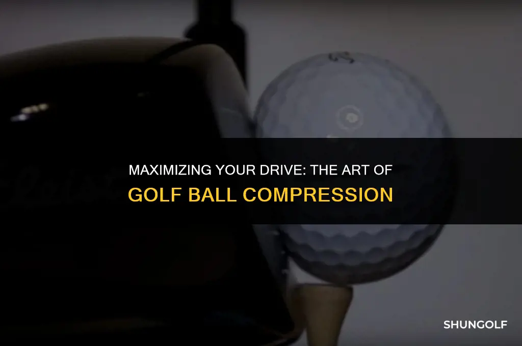 how to compress a golf ball with a driver